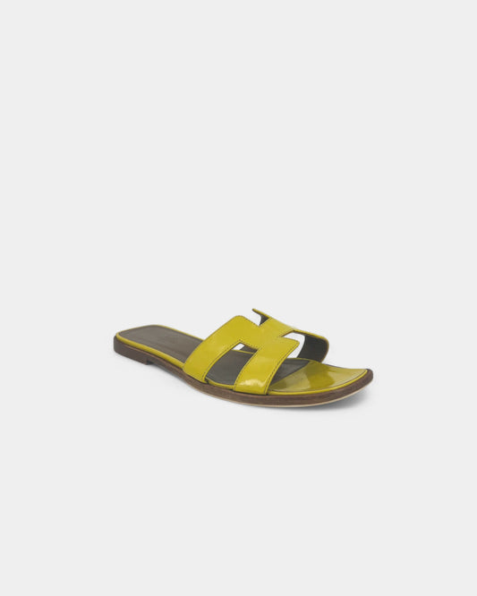 Yellow sandals