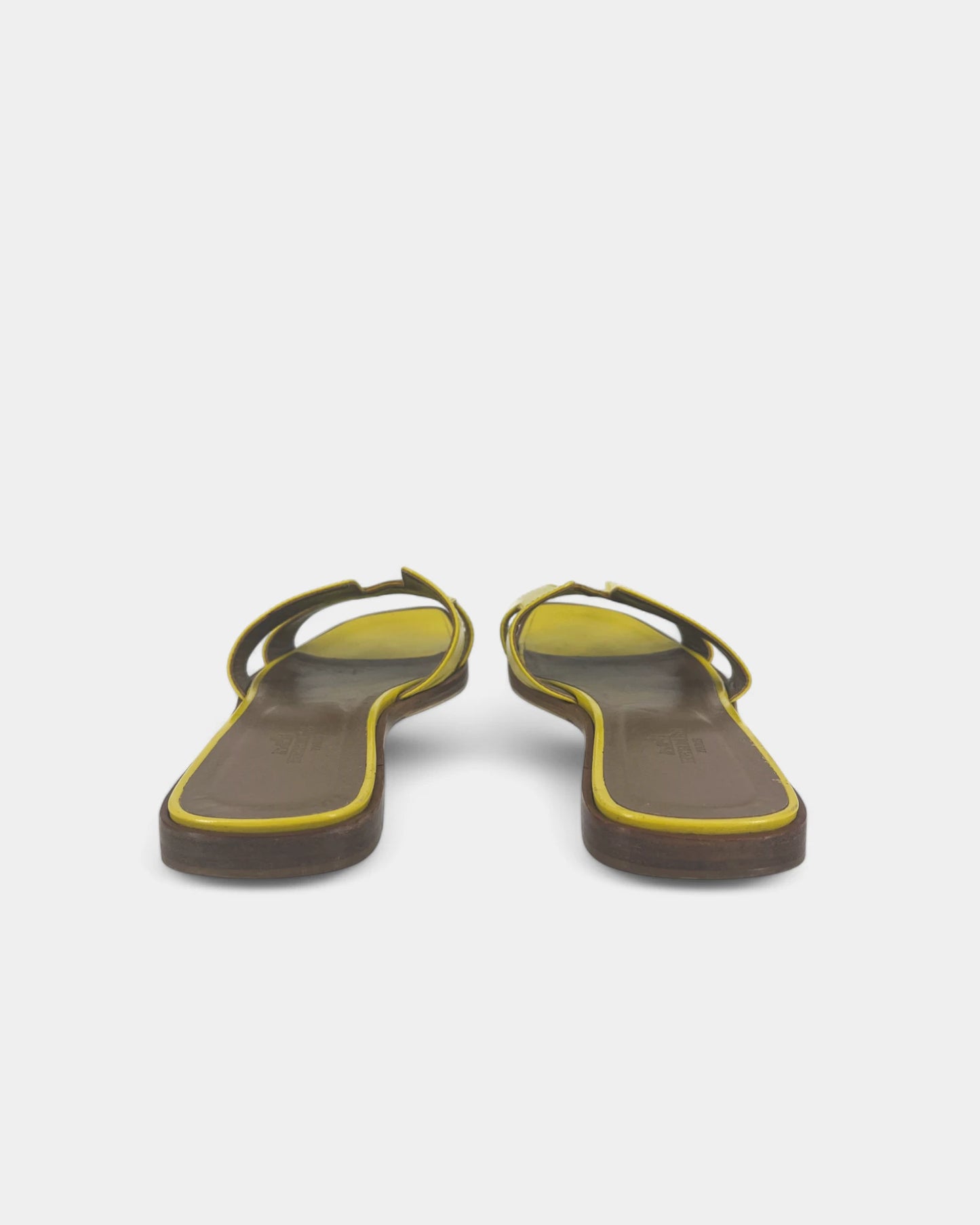 Yellow sandals