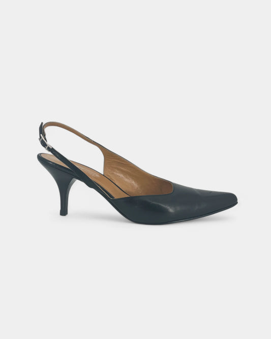 Slingbacks noires - 41 EU / 11 US