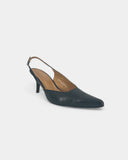 Black slingbacks
