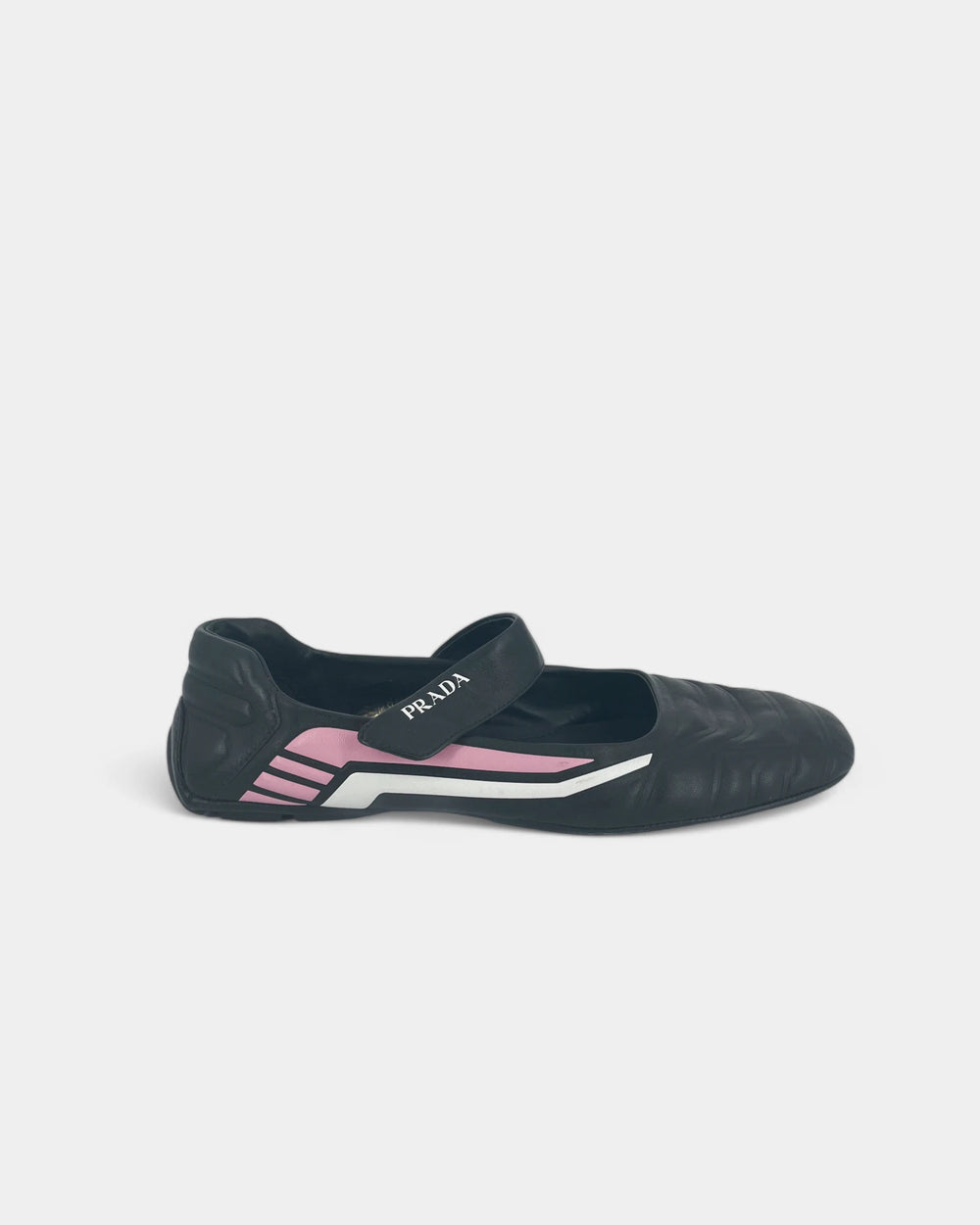 Black ballerinas with straps