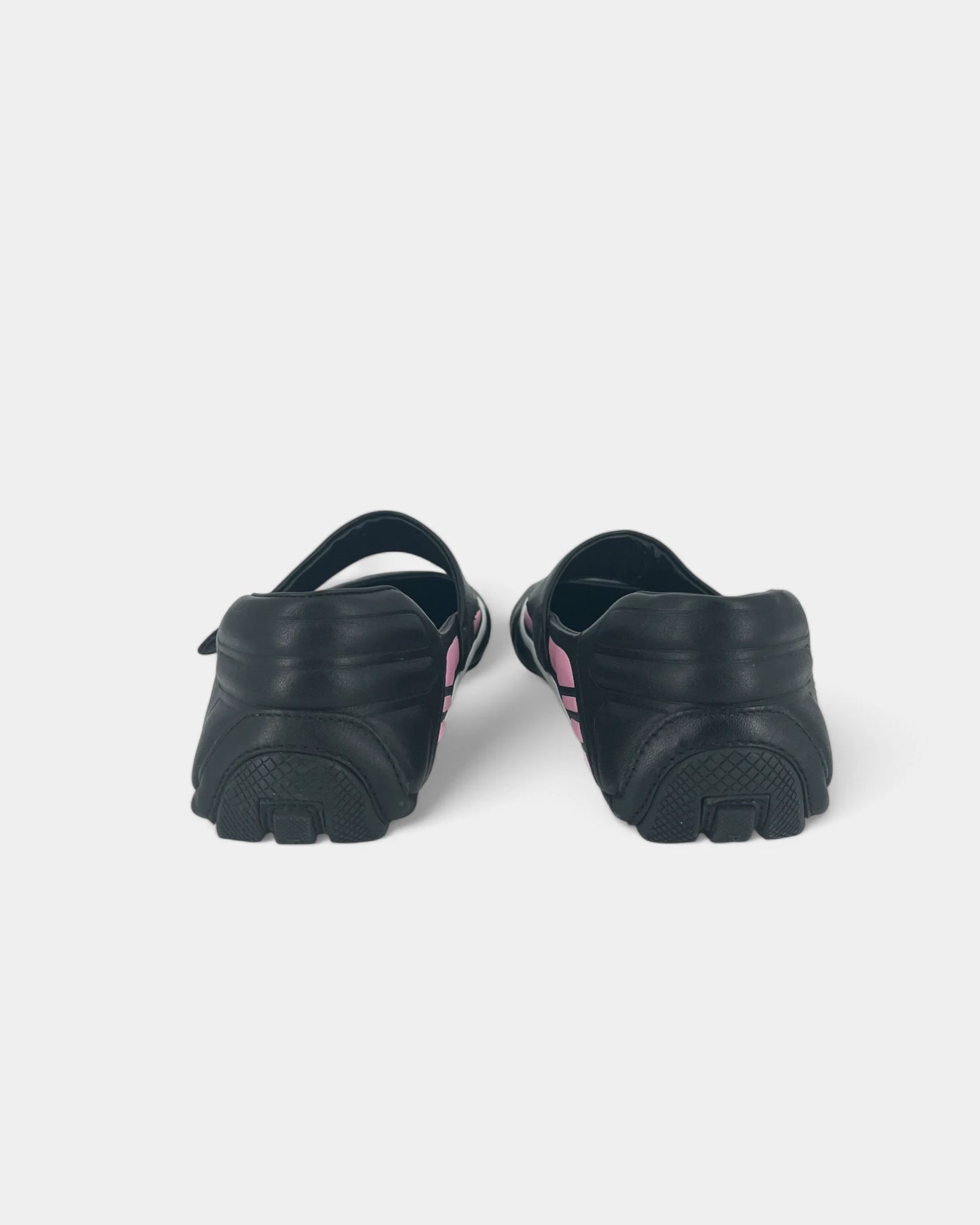 Black ballerinas with straps