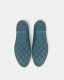 Ballerines bleues monogrammées