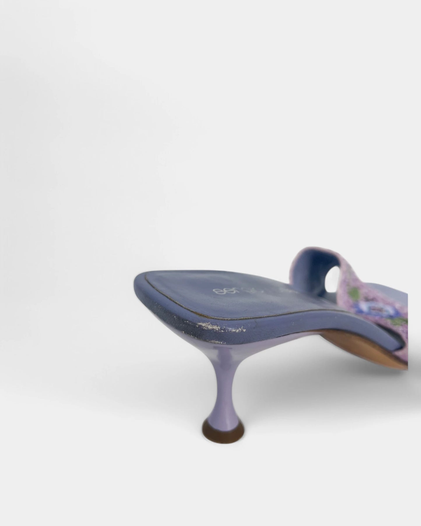 Mules violettes à talons - 39 EU / 9 US