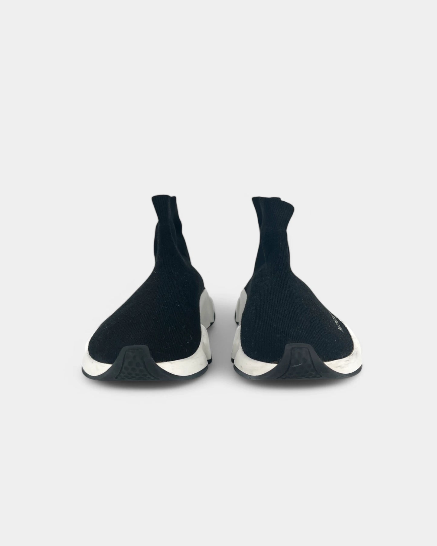 Black and white Speed Trainer sneakers