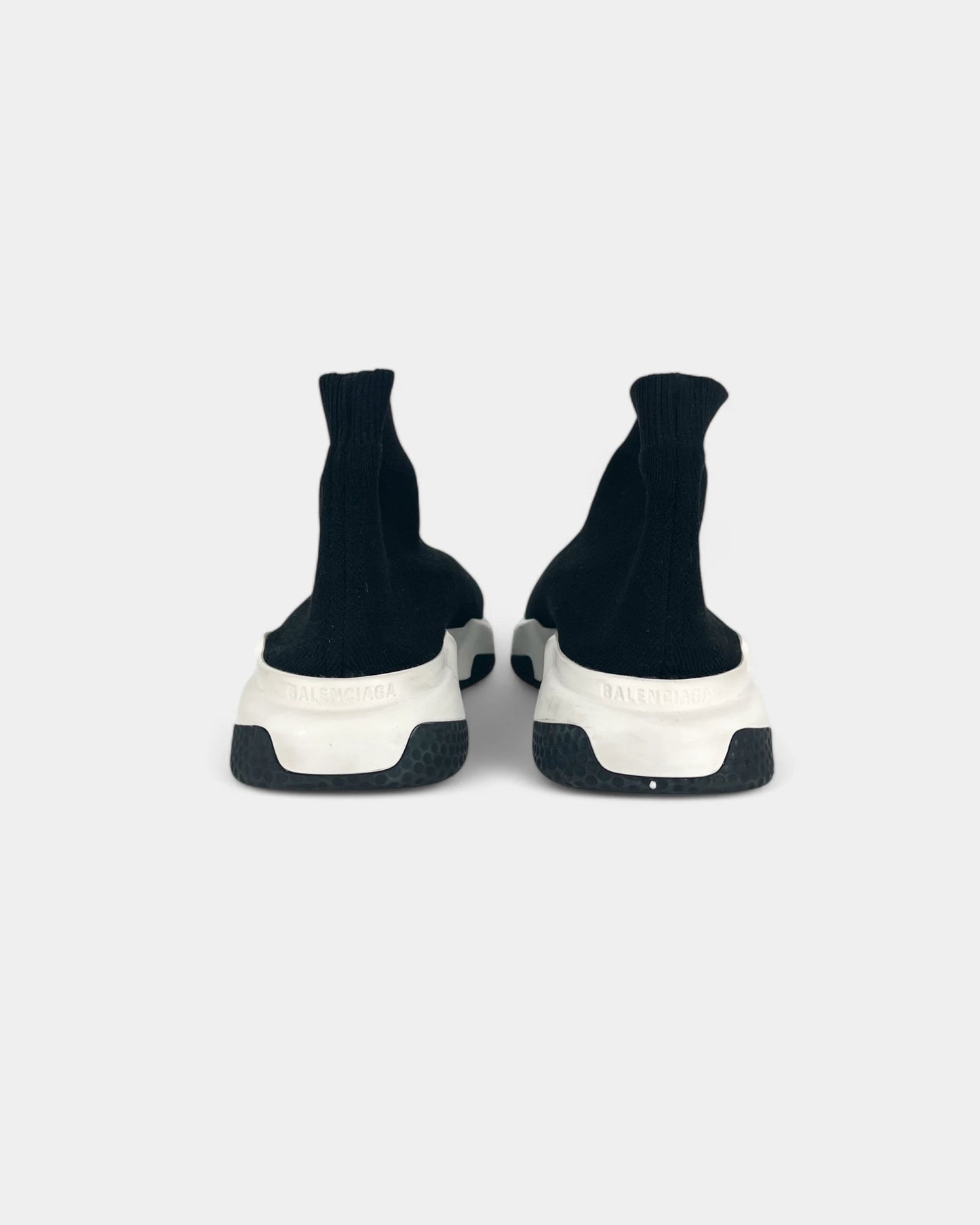 Black and white Speed Trainer sneakers