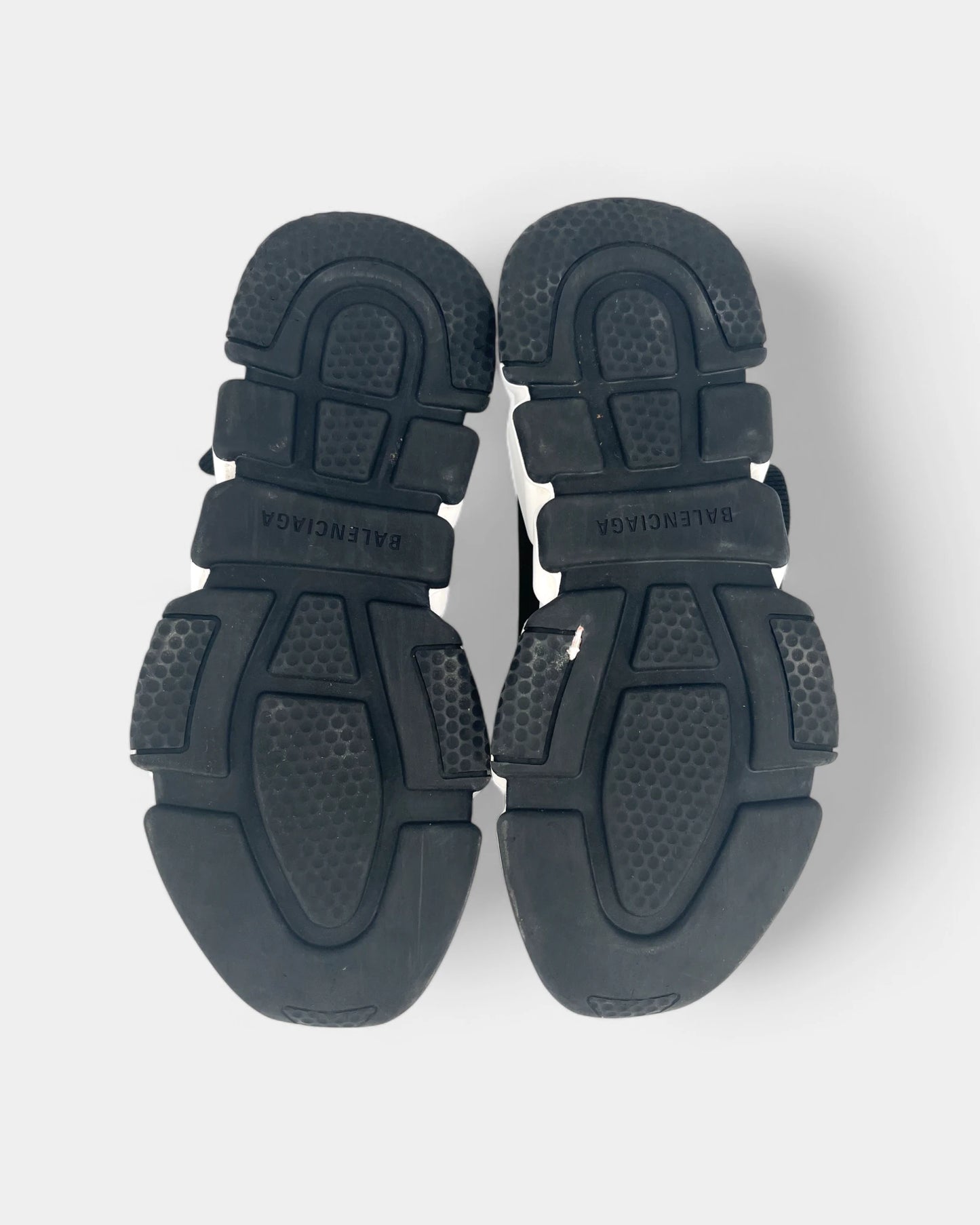 Black and white Speed Trainer sneakers