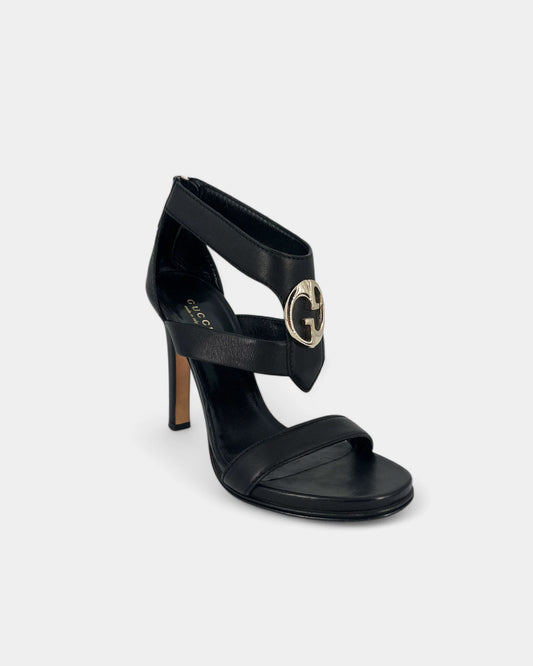 Talons noirs à bride - 36 EU / 6 US
