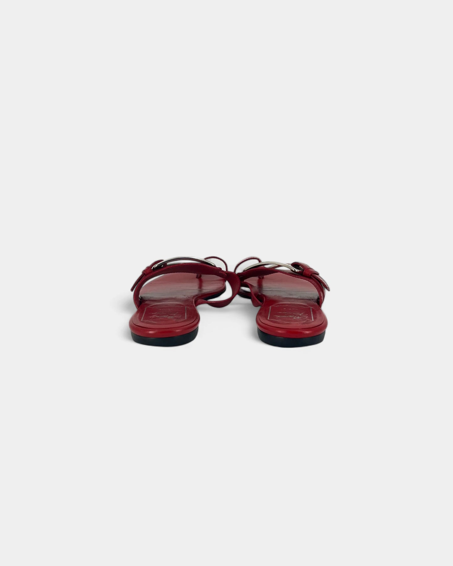 Red sandals