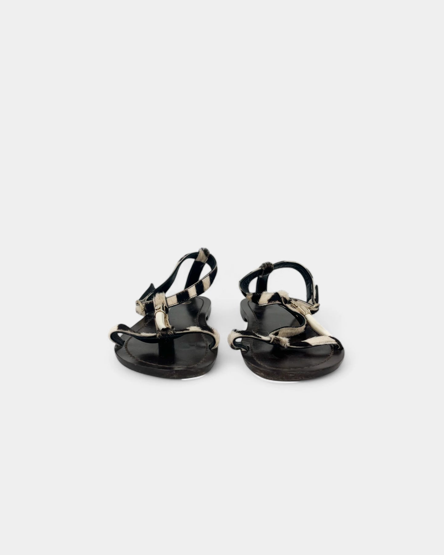 Sandales à motif zébré - 38 EU / 8 US