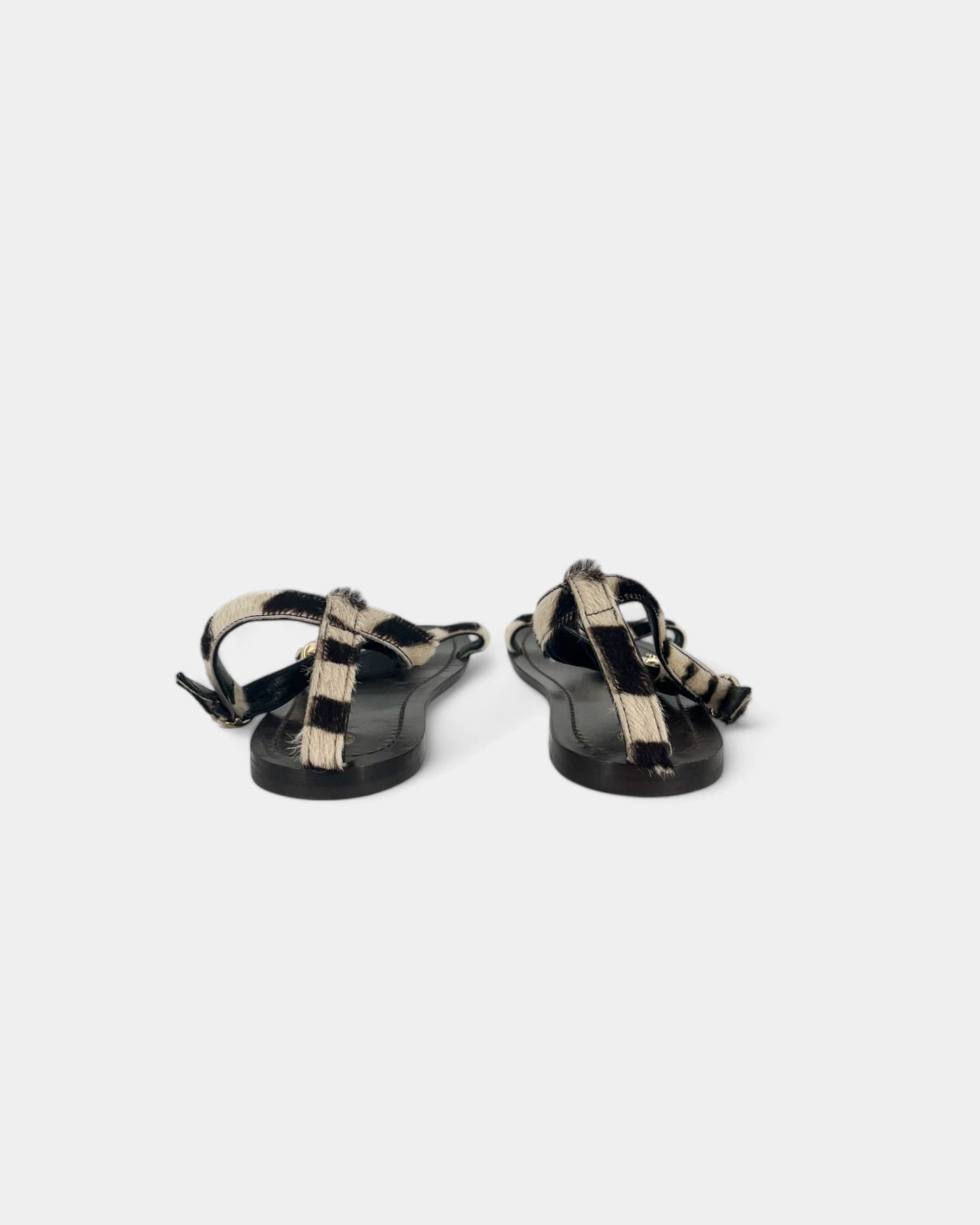Sandales à motif zébré - 38 EU / 8 US