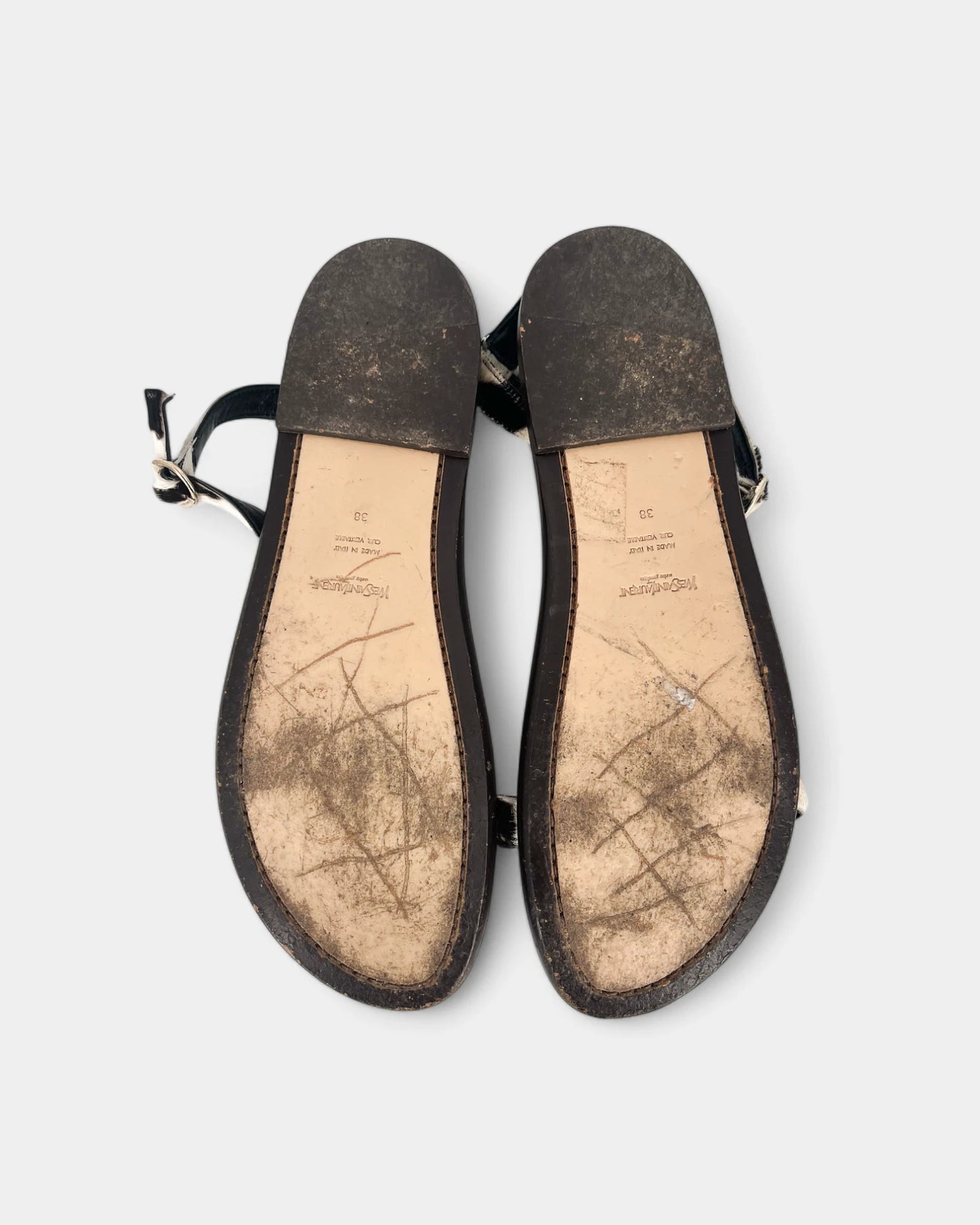 Sandales à motif zébré - 38 EU / 8 US