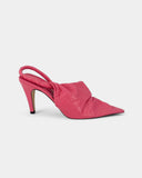 Pink slingbacks