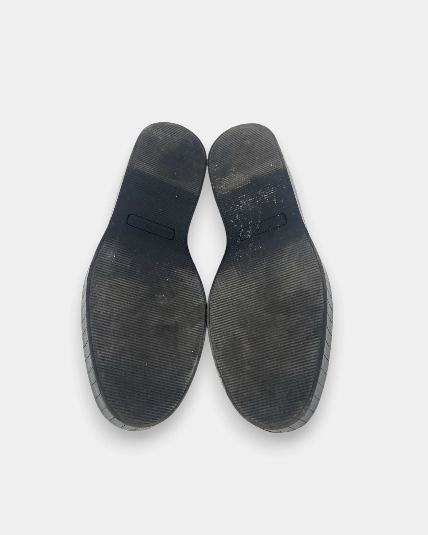 Mocassins noirs avec dessus en poil  - 38.5 EU / 8.5 US