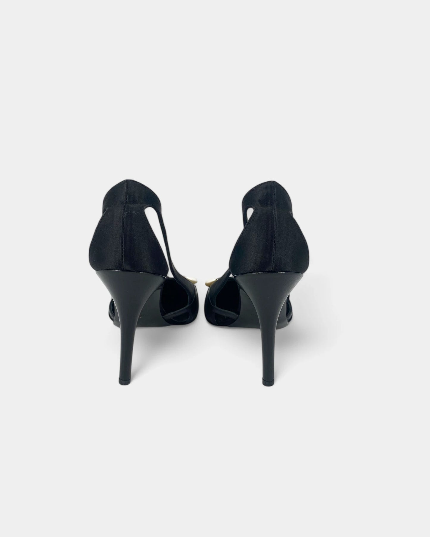 Escarpins noirs à perles - 36 EU / 6 US