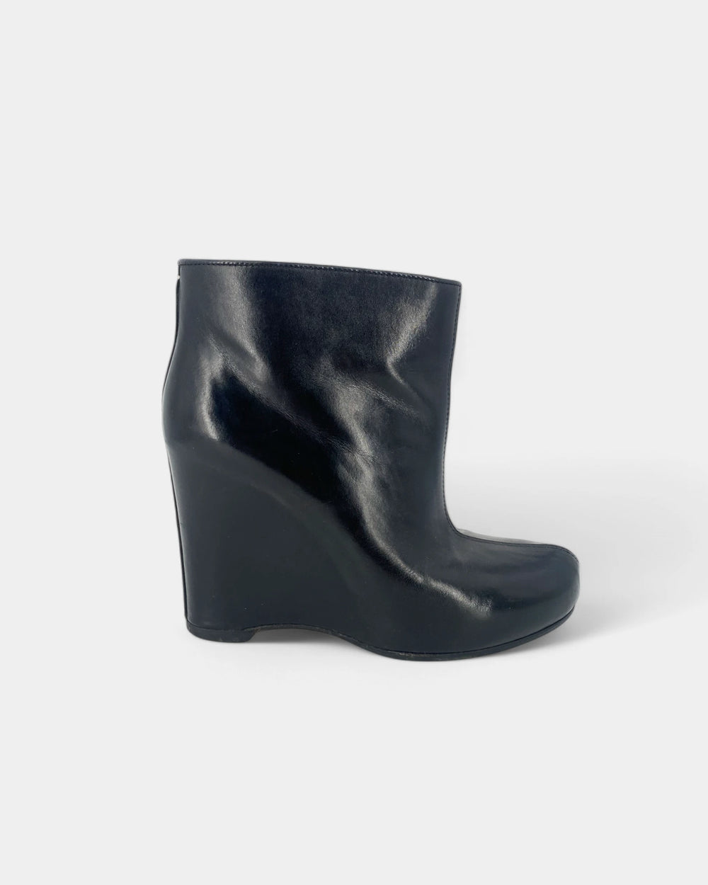 Black ankle boots