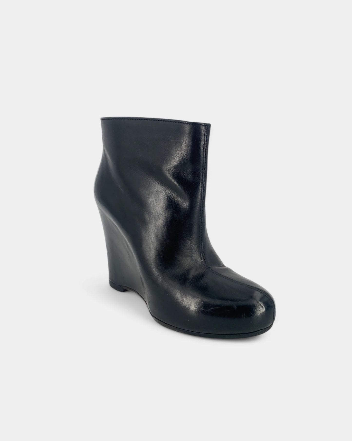 Black ankle boots