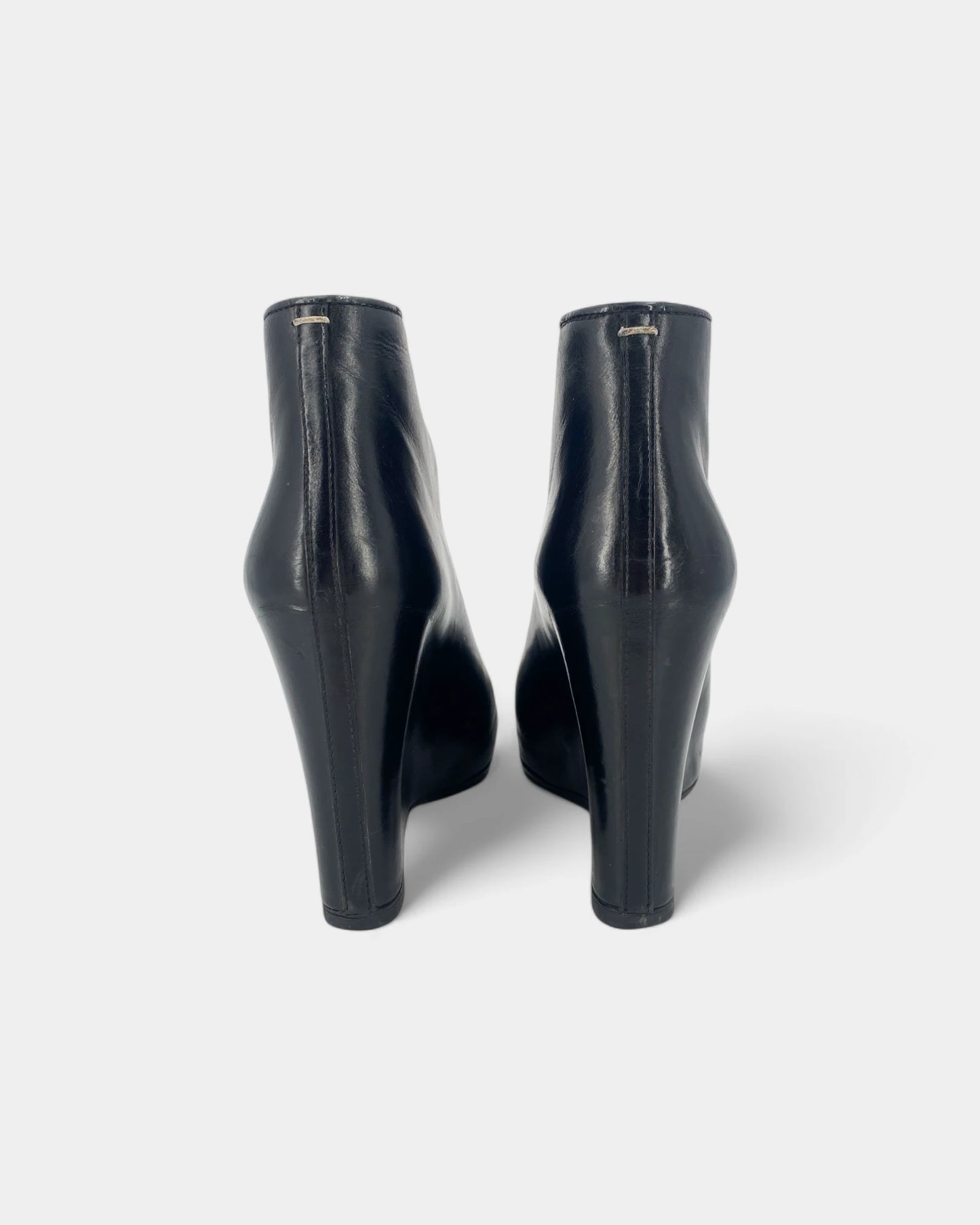 Black ankle boots