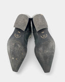 Santiags noires cloutées