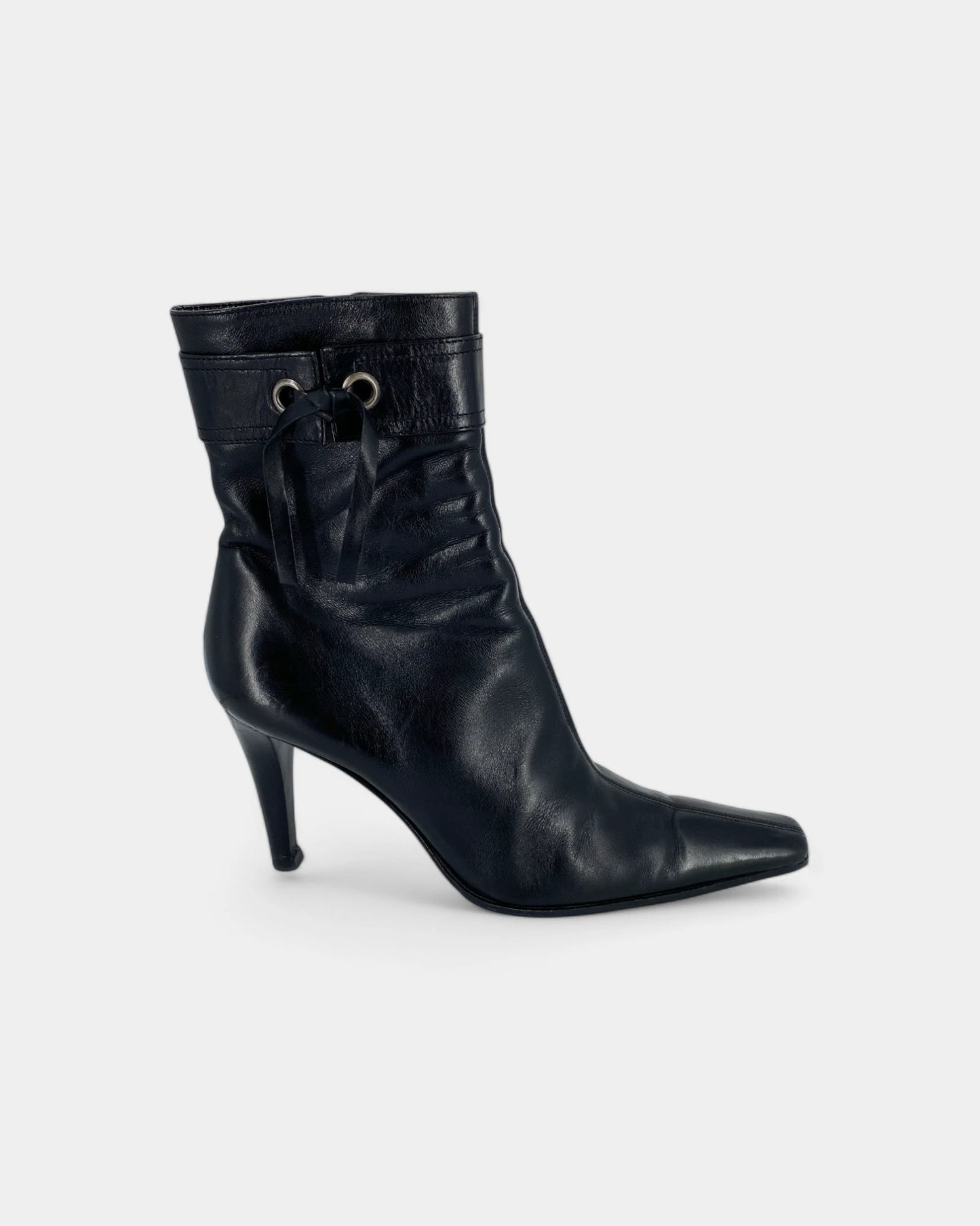 Black ankle boots