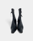 Black heeled ankle boots - 40 EU / 9 US