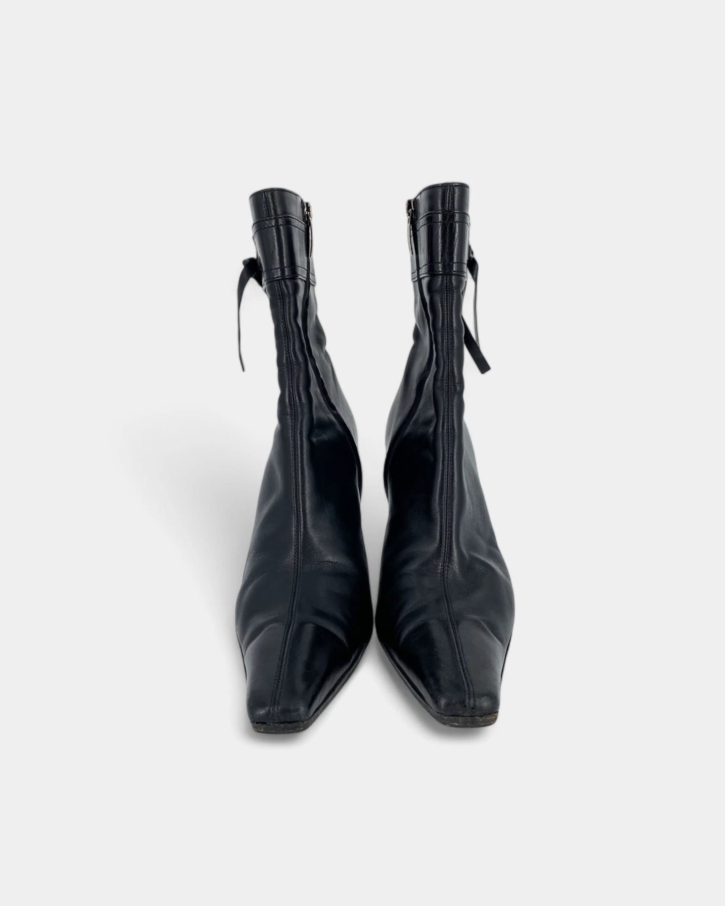 Black ankle boots