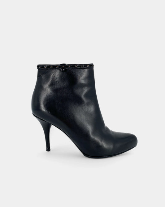 Black ankle boots
