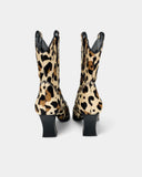 Bottines motif léopard