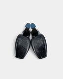 Tortoiseshell and polka dot pumps