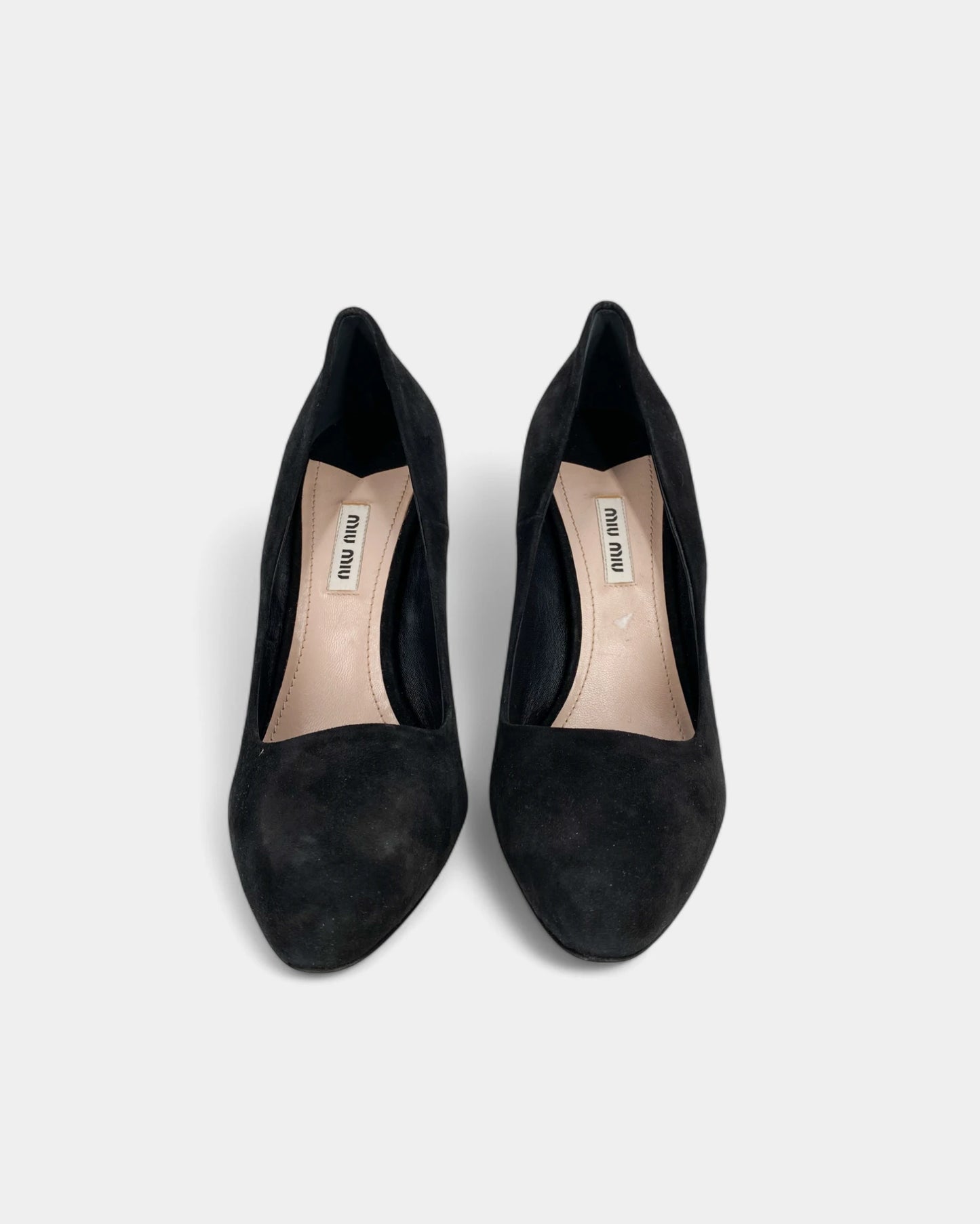Escarpins noirs en suède - 39 EU / 9 US