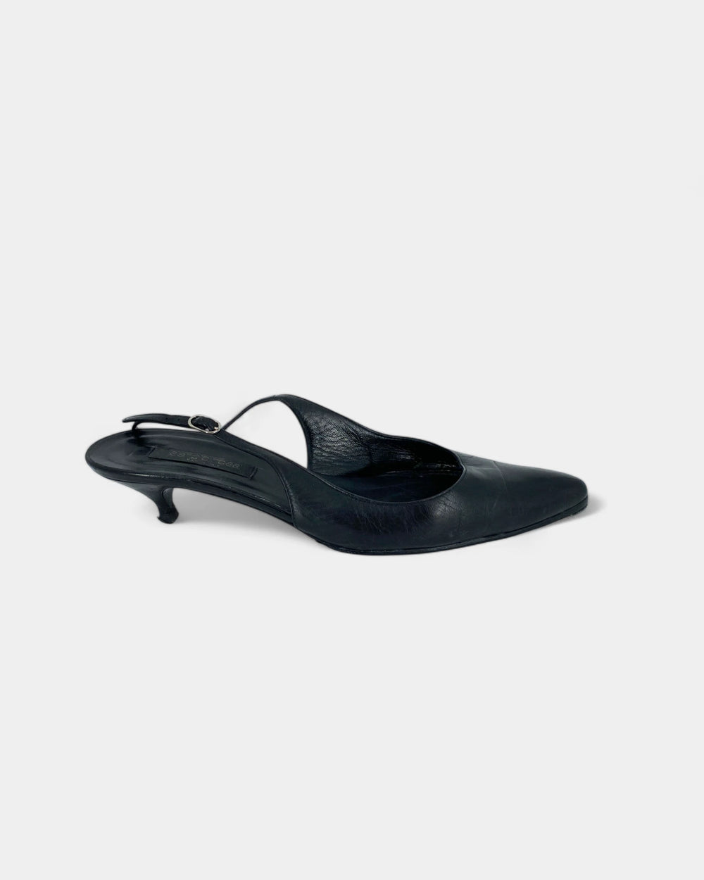 Slingbacks noires - 37.5 EU / 7.5 US