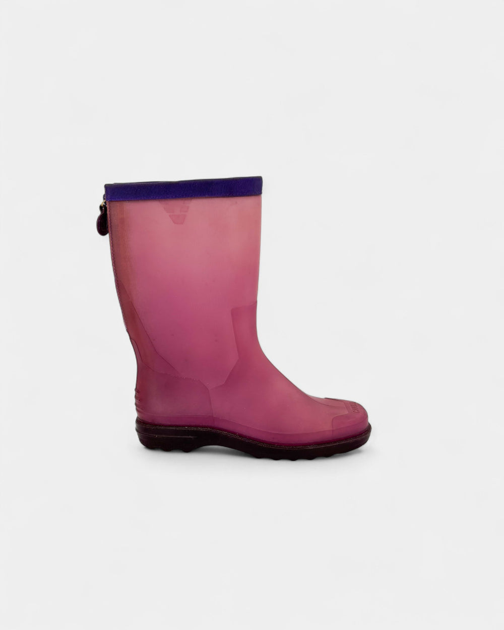 Bottes en caoutchouc rose