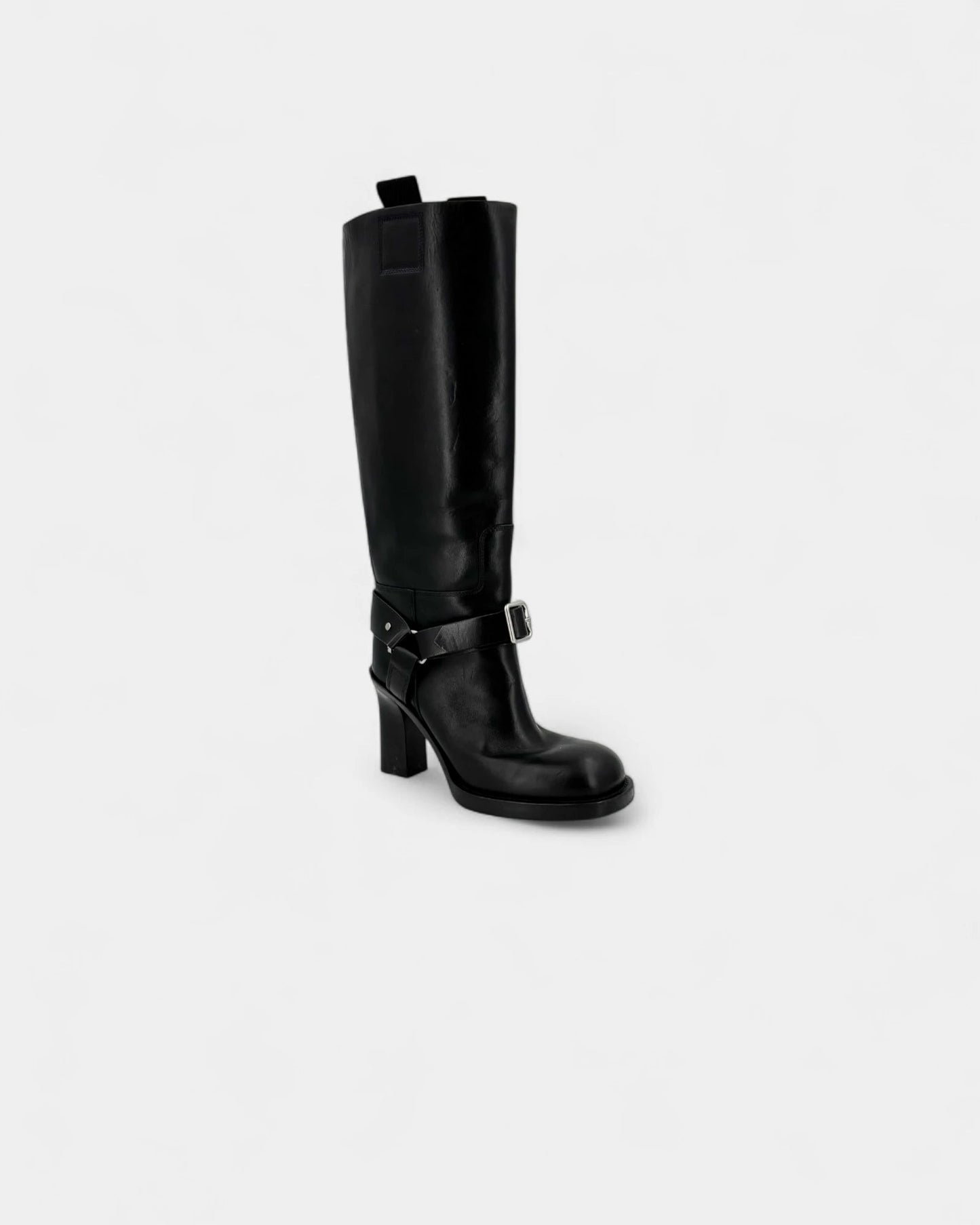 Bottes noires boucles - 39.5 EU / 8.5 US