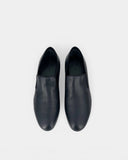 Mocassins en cuir noir
