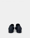 Mocassins en cuir noir