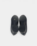 Mocassins en cuir noir