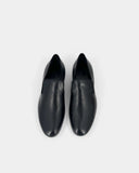 Mocassins en cuir noir
