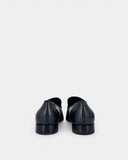 Mocassins en cuir noir