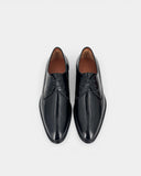 Derbies noirs en cuir verni
