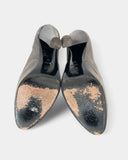 Cuissardes en daim gris