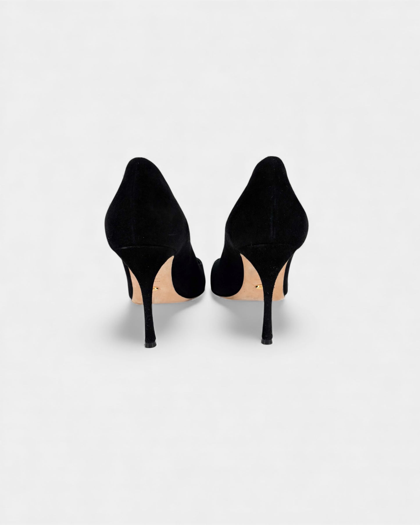 Talons en daim noir