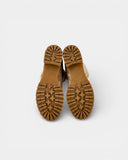 Bottes en cuir patiné, doublées shearling