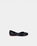 Ballerines en cuir noir