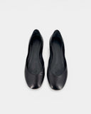 Ballerines en cuir noir