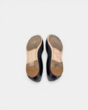 Ballerines en cuir noir