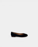 Ballerines en daim noir