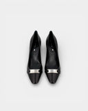 Escarpins en cuir noir