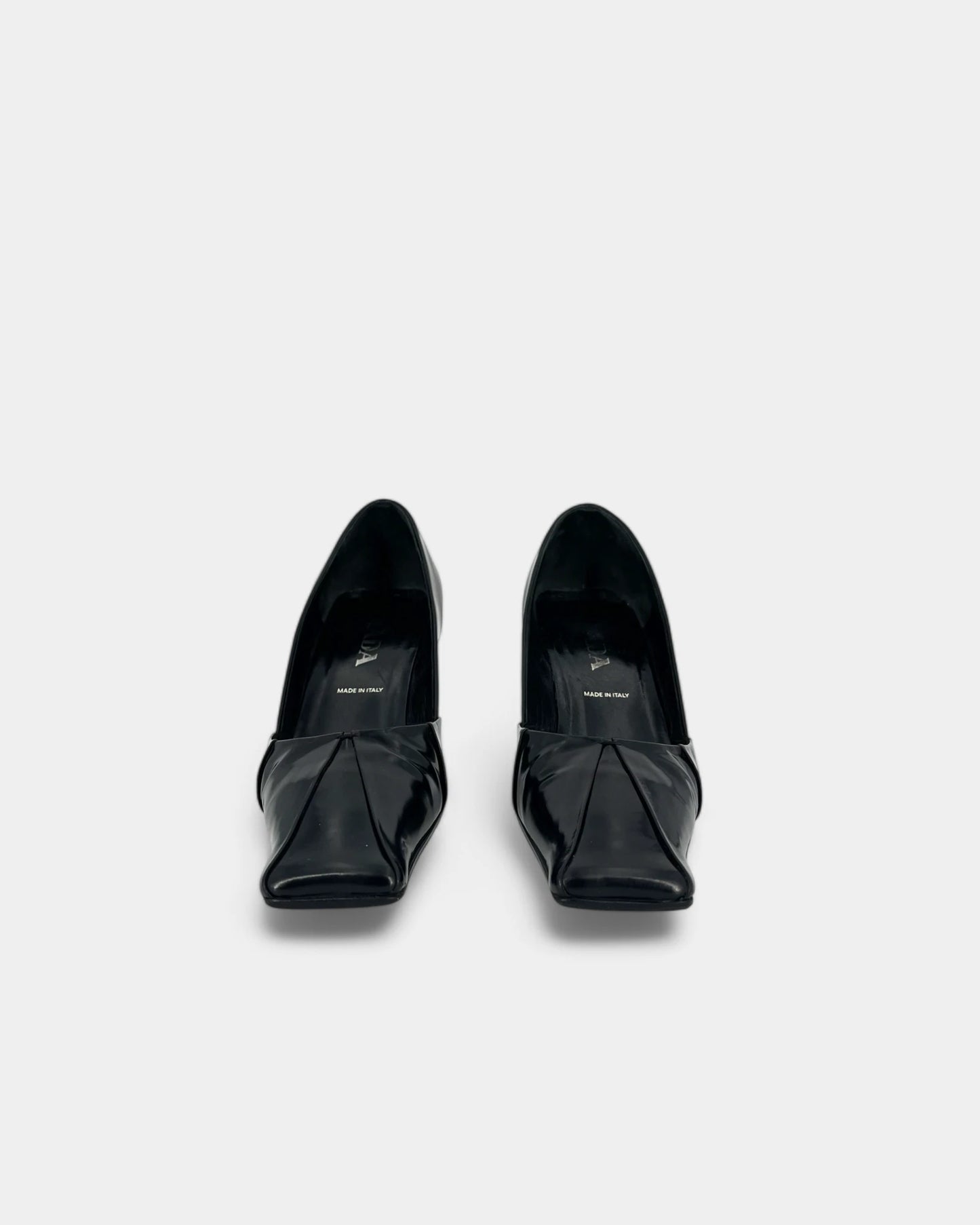 Escarpins noirs à bout carré - 37.5 EU / 6.5 US