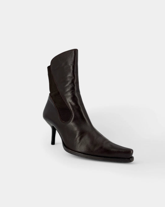 Bottines marrons - 37.5 EU / 7.5 US