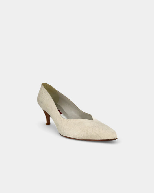 Escarpins blancs - 38 EU / 8 US